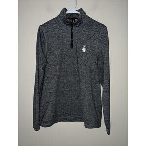 HR Farm Equestrian Riding 1/4 Zip Shirt Womens Gray Size Large